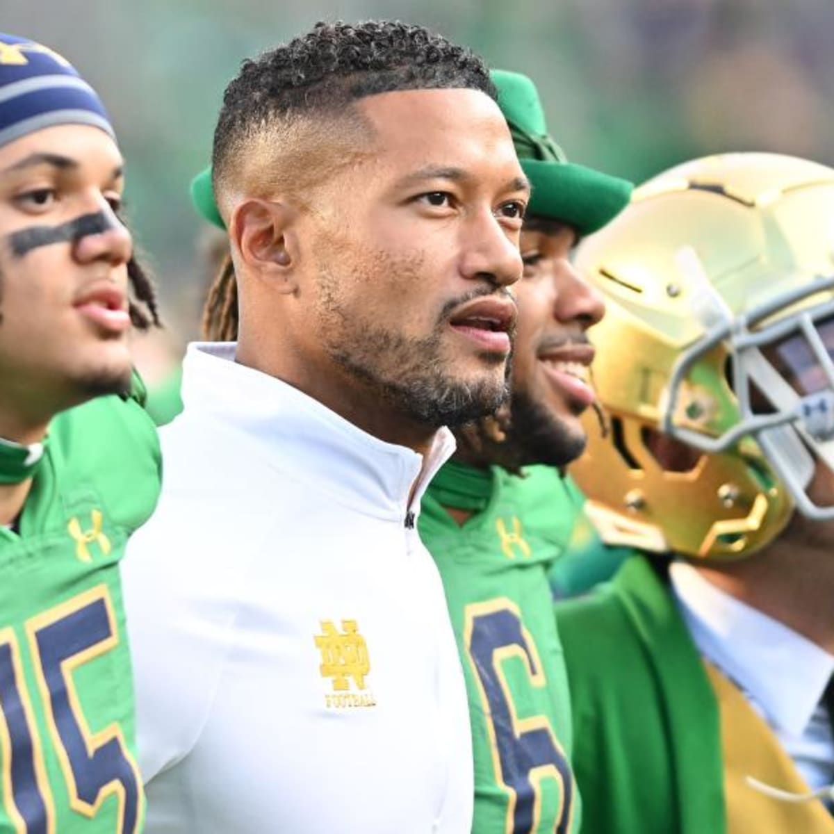 Marcus Freeman Announces That Notre Dame Will Wear Green Jersey vs.  California - Sports Illustrated Notre Dame Fighting Irish News, Analysis  and More