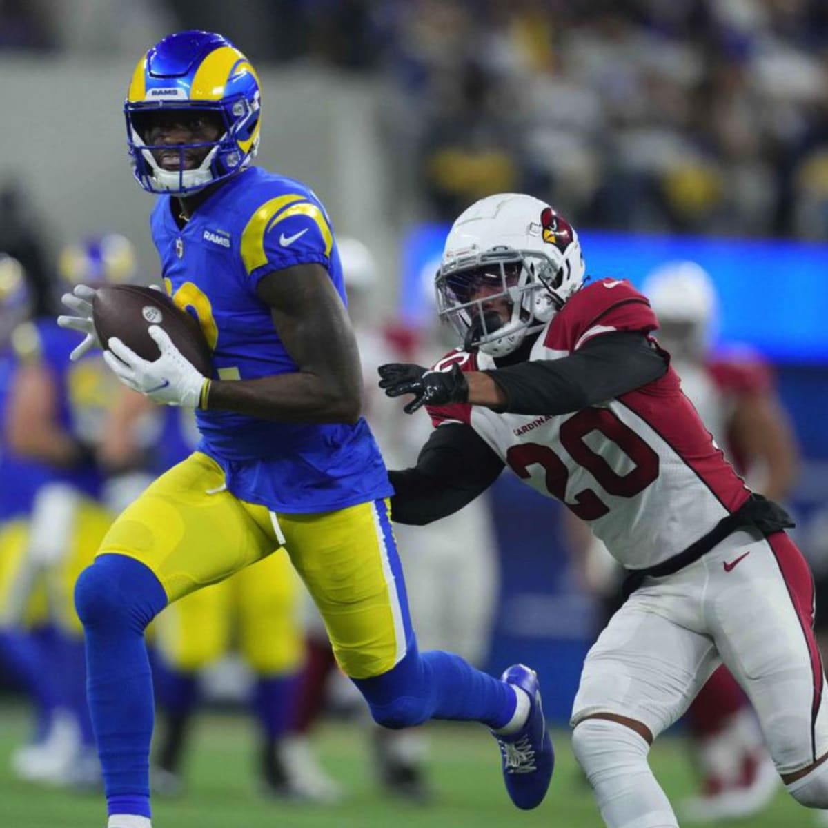 Cardinals' coach urges son, Rams' Van Jefferson, to 'keep fighting' in  emotional postgame moment