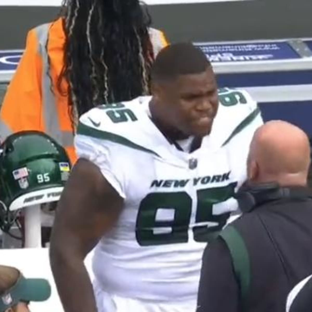 New York Jets defensive tackle Quinnen Williams vs. Atlanta