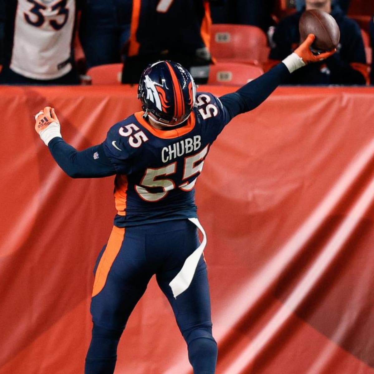 Denver Broncos Rookie RB Jaleel McLaughlin Presented With a Game Ball for  31-28 Win Over Chicago Bears - Sports Illustrated Mile High Huddle: Denver  Broncos News, Analysis and More