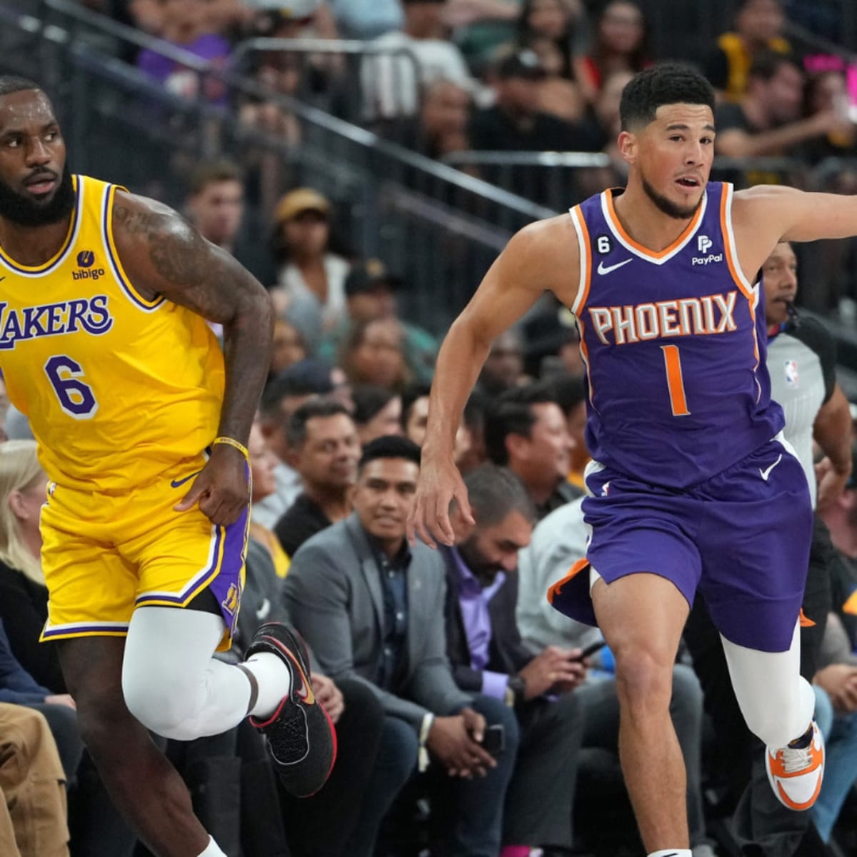 Phoenix Suns vs. Los Angeles Lakers in Vegas for Oct. 5 preseason game
