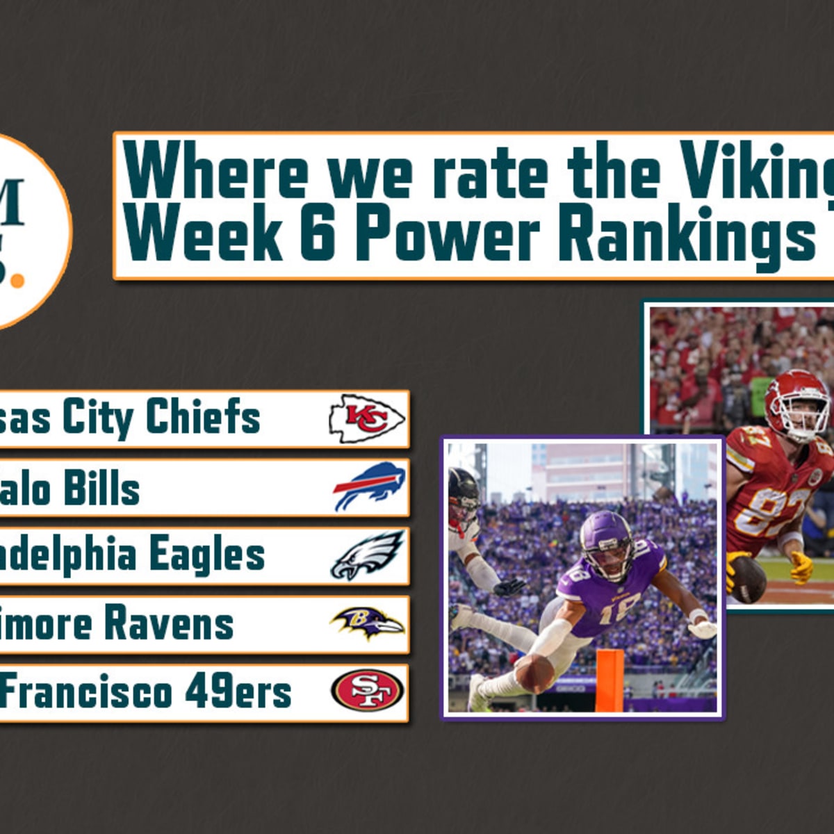 Bring Me The Sports' Week 3 NFL power rankings: Vikings' rise coming? -  Sports Illustrated Minnesota Sports, News, Analysis, and More