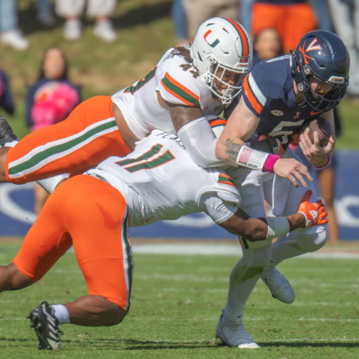 Miami Hurricanes Football on X: Leonard Taylor and Andy Borregales have  been named @ACCFootball Players of the Week after big time performances in  Saturday's win over Virginia. 🗞️:  @56reasons_  @Borregales_andy