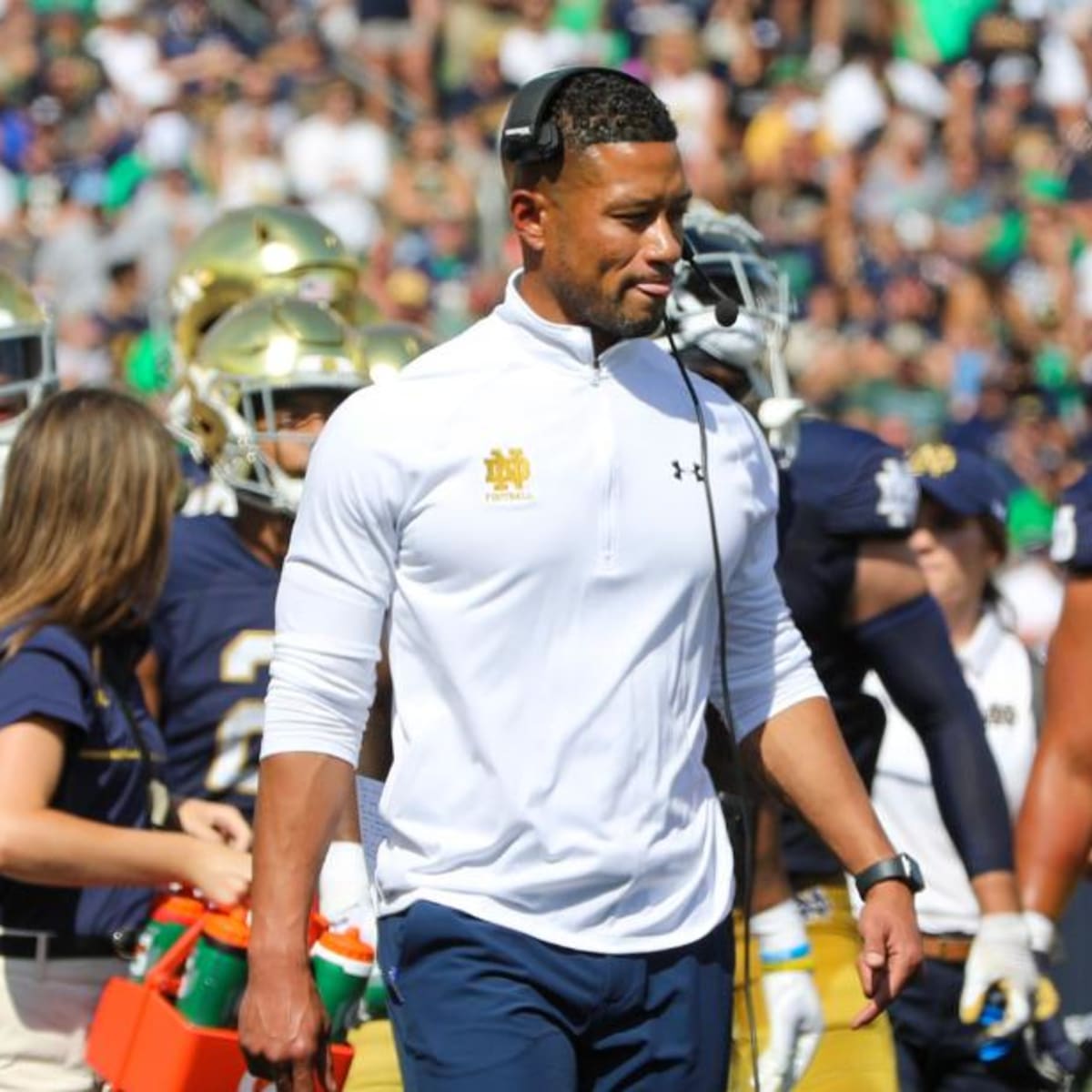 Marcus Freeman Announces That Notre Dame Will Wear Green Jersey vs.  California - Sports Illustrated Notre Dame Fighting Irish News, Analysis  and More