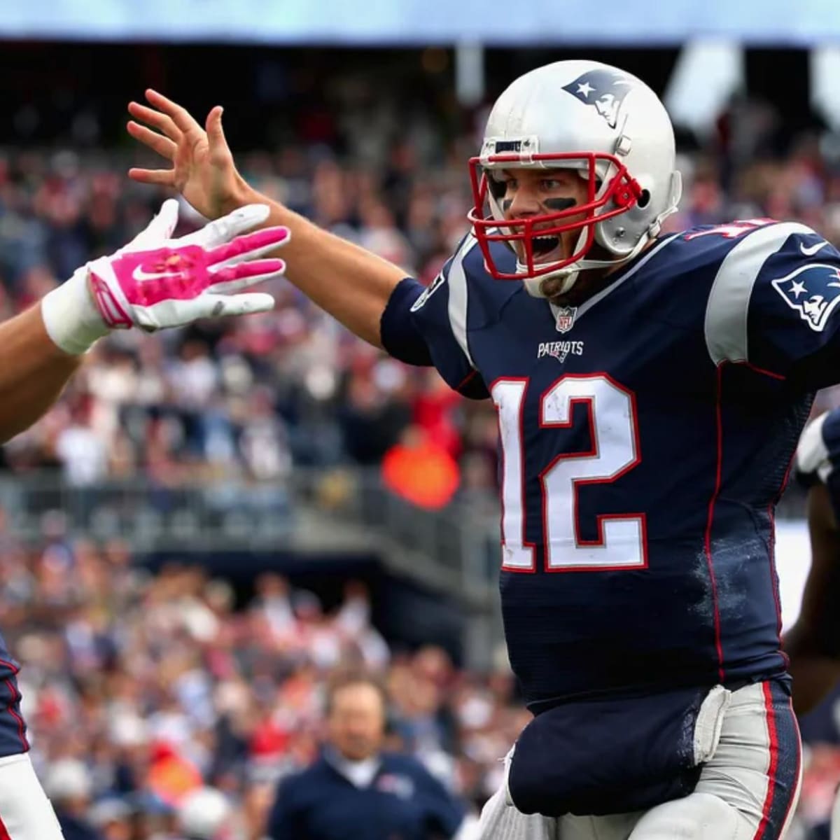 Tom Brady, Rob Gronkowski spotted in New England Patriots gear