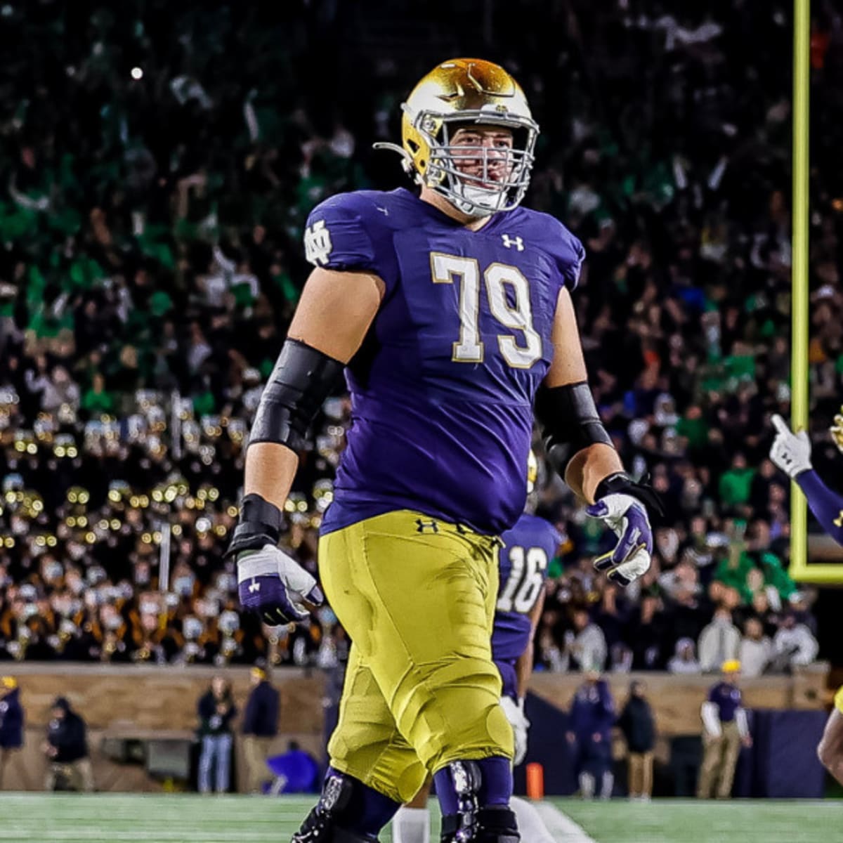 Sizing Up OT Aamil Wagner's Challenge To Top The Notre Dame Depth