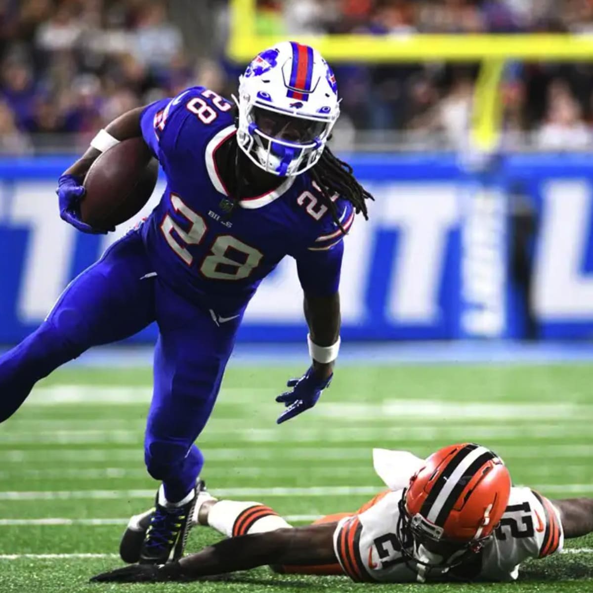 Devin Singletary, James Cook 'one-two punch' Buffalo Bills vs. Bears