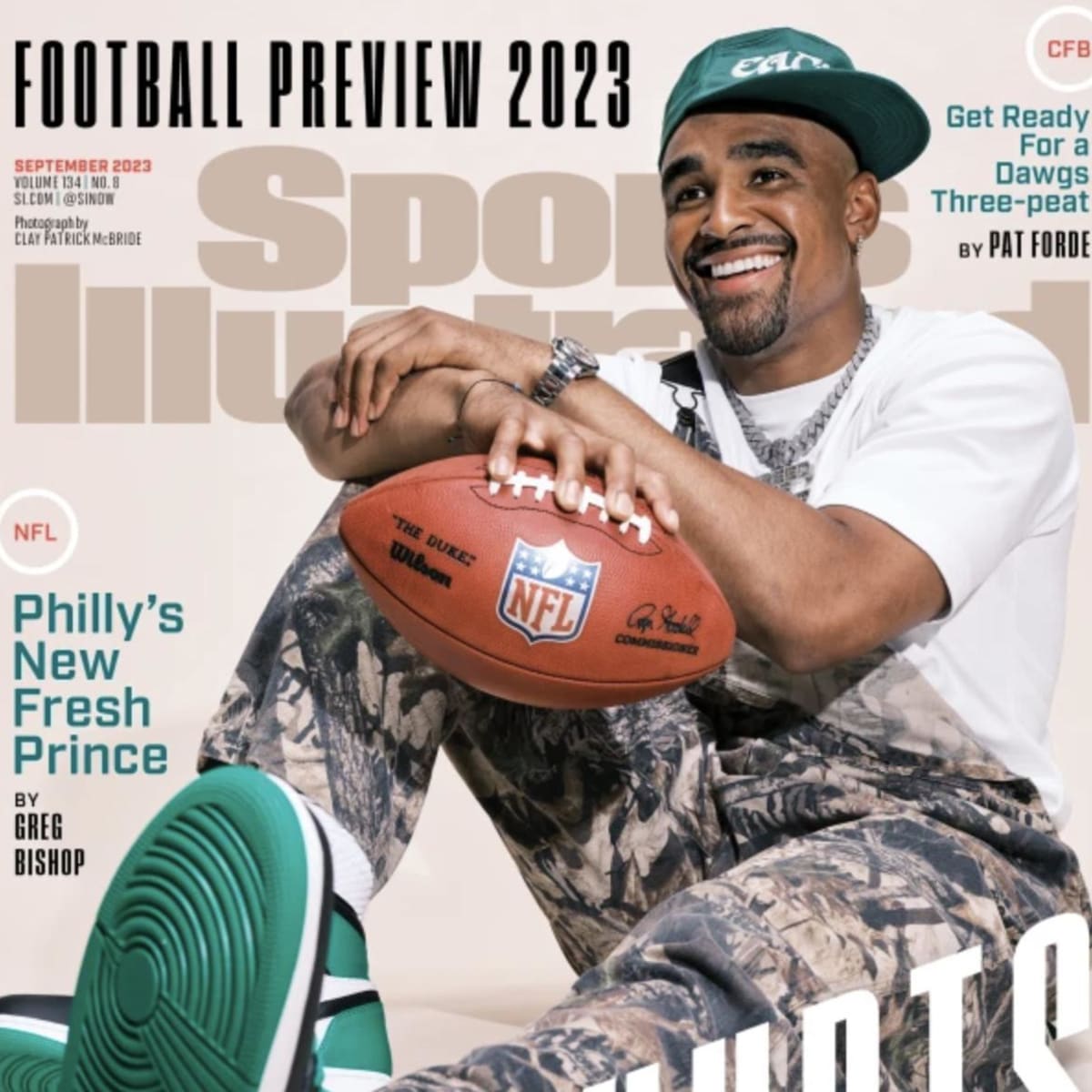 Former Oklahoma QB Jalen Hurts Lands Sports Illustrated NFL Preview Cover - Sports  Illustrated Oklahoma Sooners News, Analysis and More