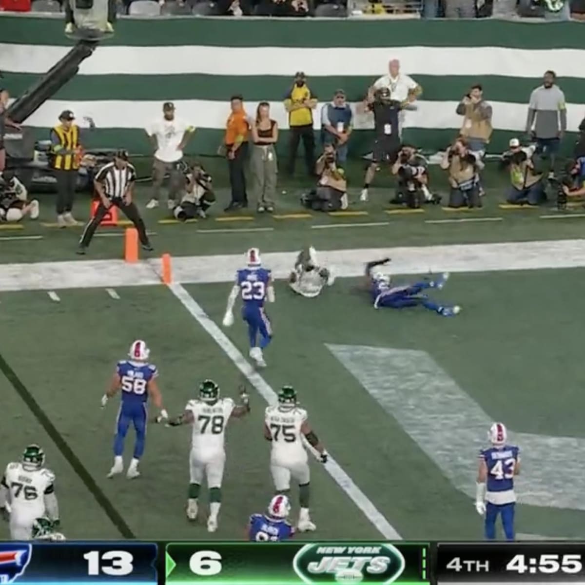 Jets tie Bills 13-13 on spectacular Garrett Wilson TD catch - NBC Sports