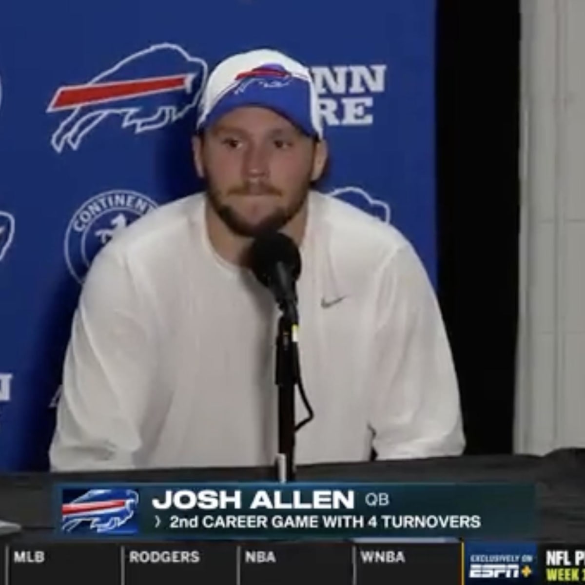 A Bummed Out Josh Allen Trashed His Own Play After Bills' Loss to Jets -  Sports Illustrated