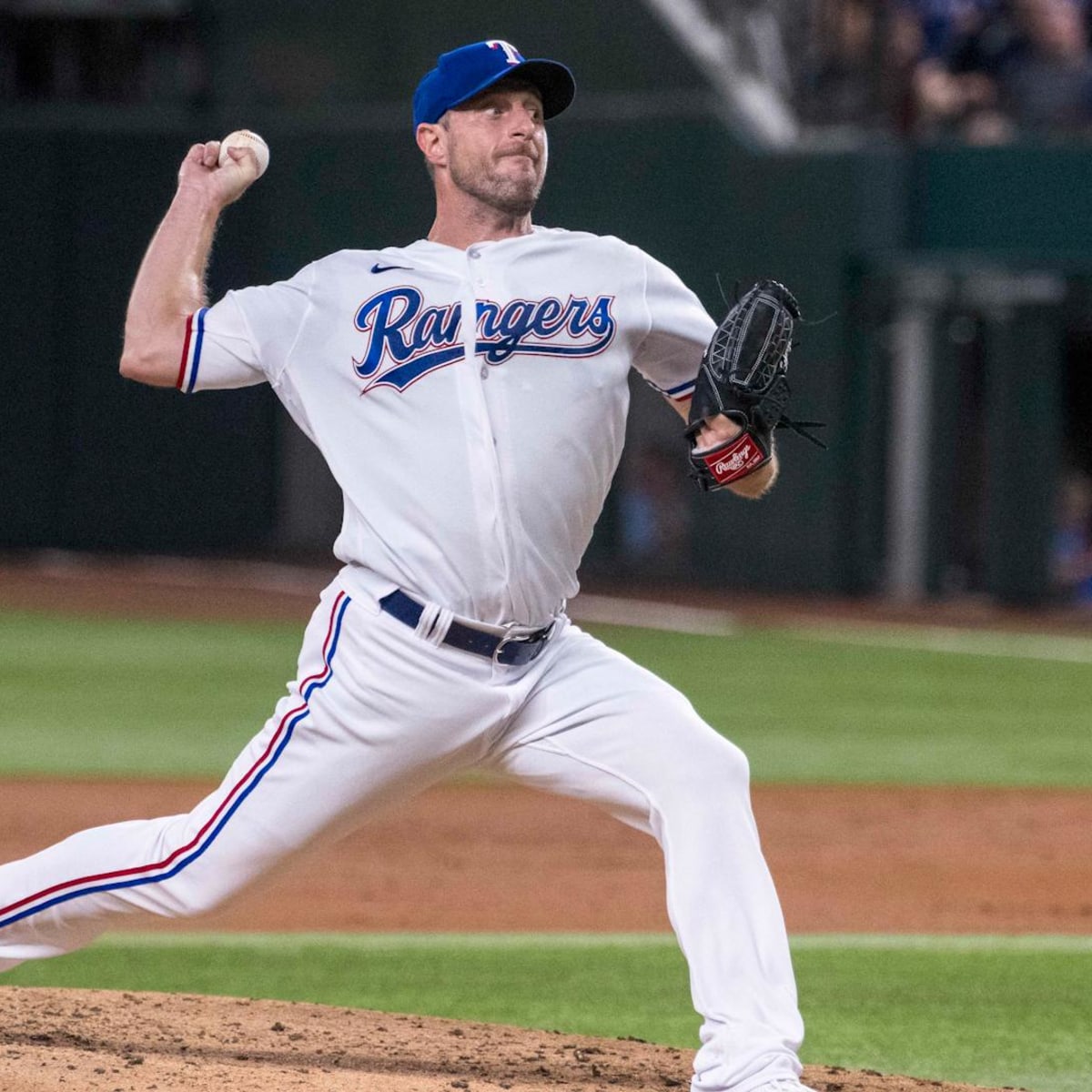 Rangers RHP Scherzer to miss rest of regular season because of strained  muscle in shoulder – WWLP