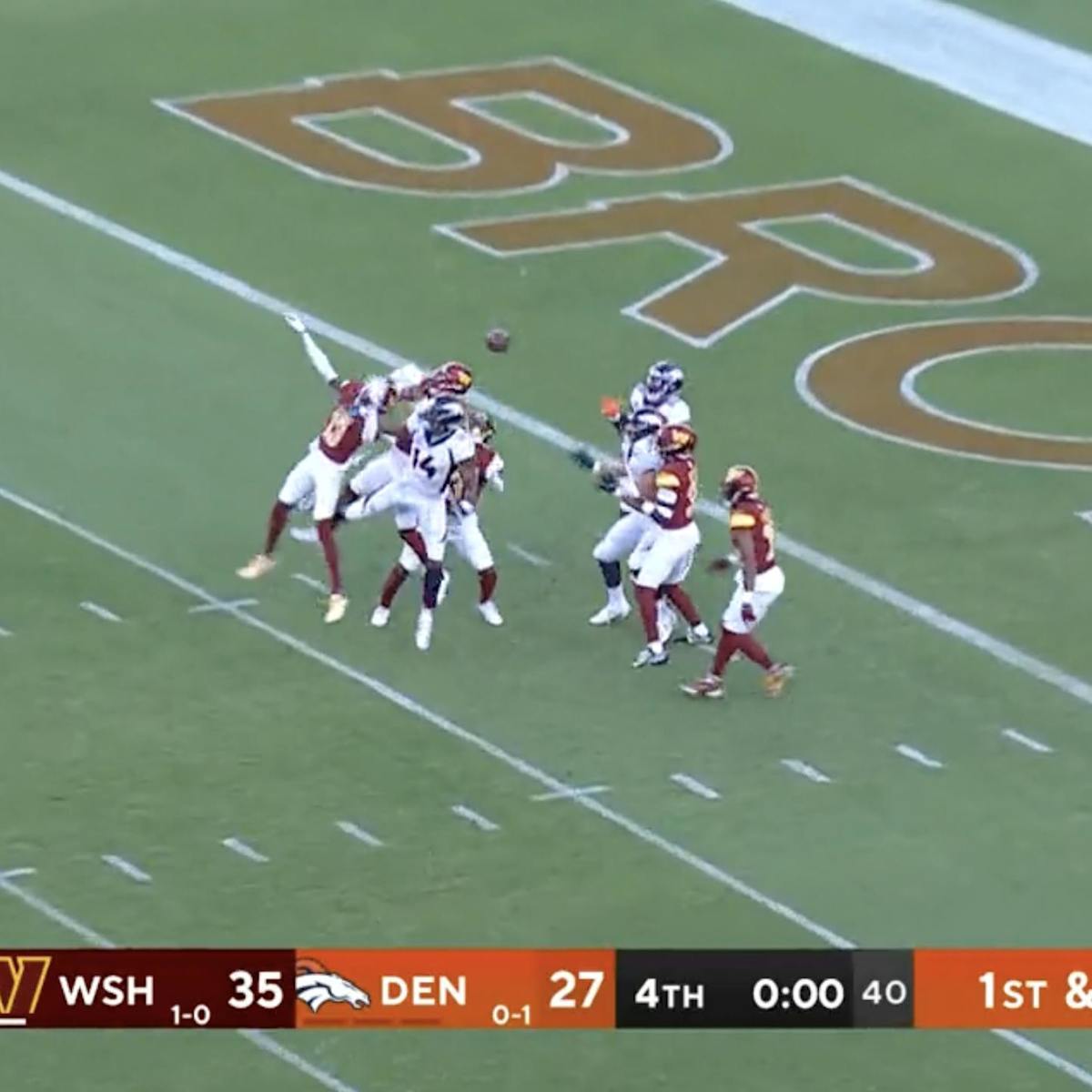 Denver Broncos fall to Washington Commanders despite Russell Wilson's Hail  Mary - CBS Colorado