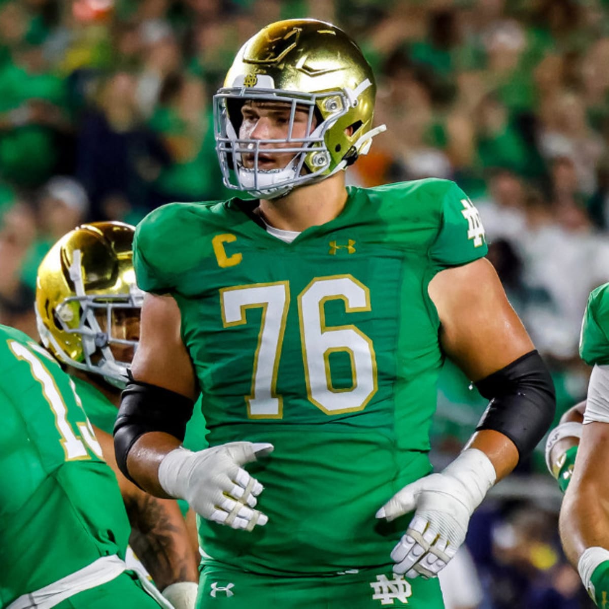 Notre Dame Lineman Joe Alt Speaks To Media At 2024 NFL Scouting Combine -  Sports Illustrated Notre Dame Fighting Irish News, Analysis and More