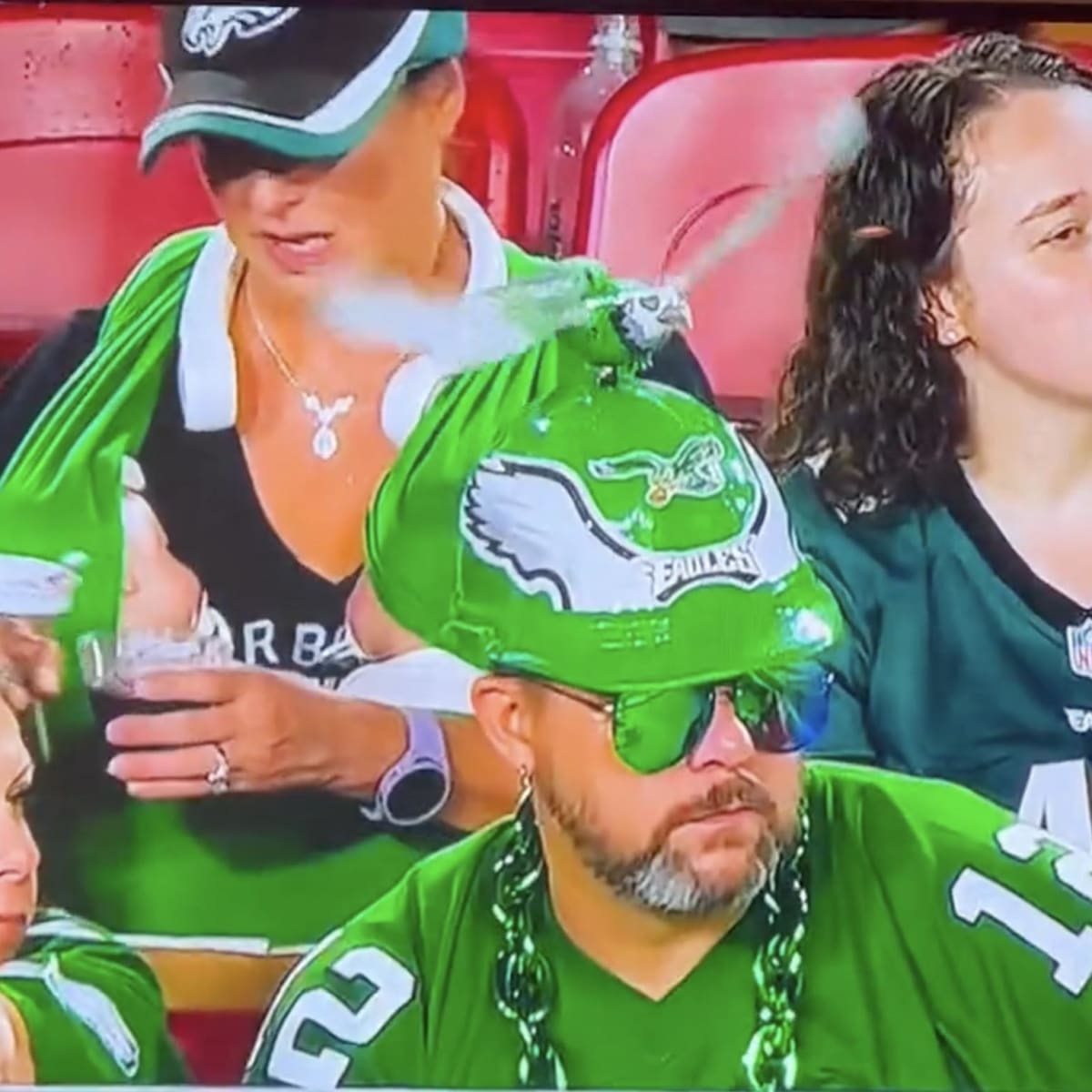 Wine-Drinking Eagles Fan/Mom Became Everyone's Hero During 'MNF' - Sports  Illustrated
