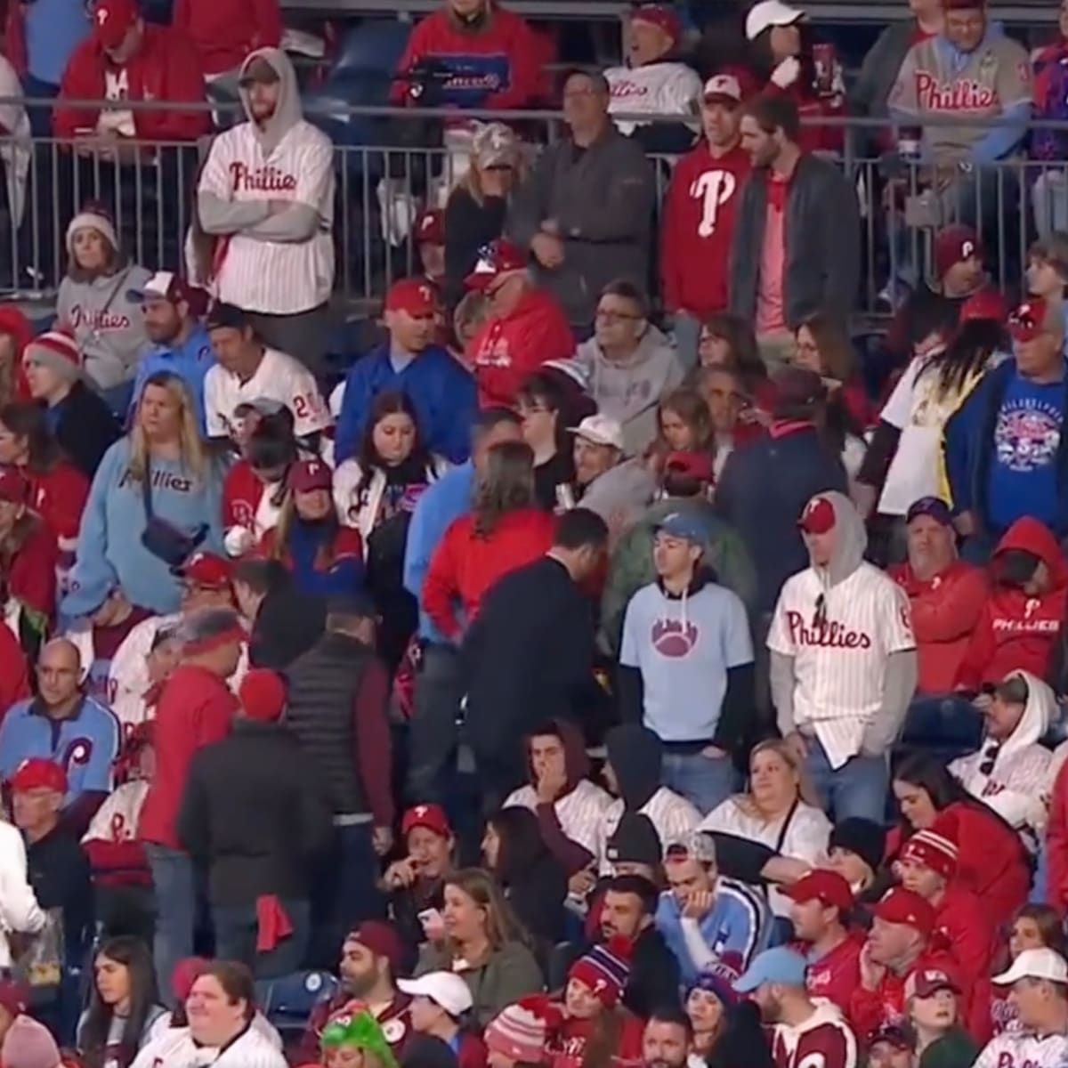 Fans react after Phillies win Game 1 of NLCS