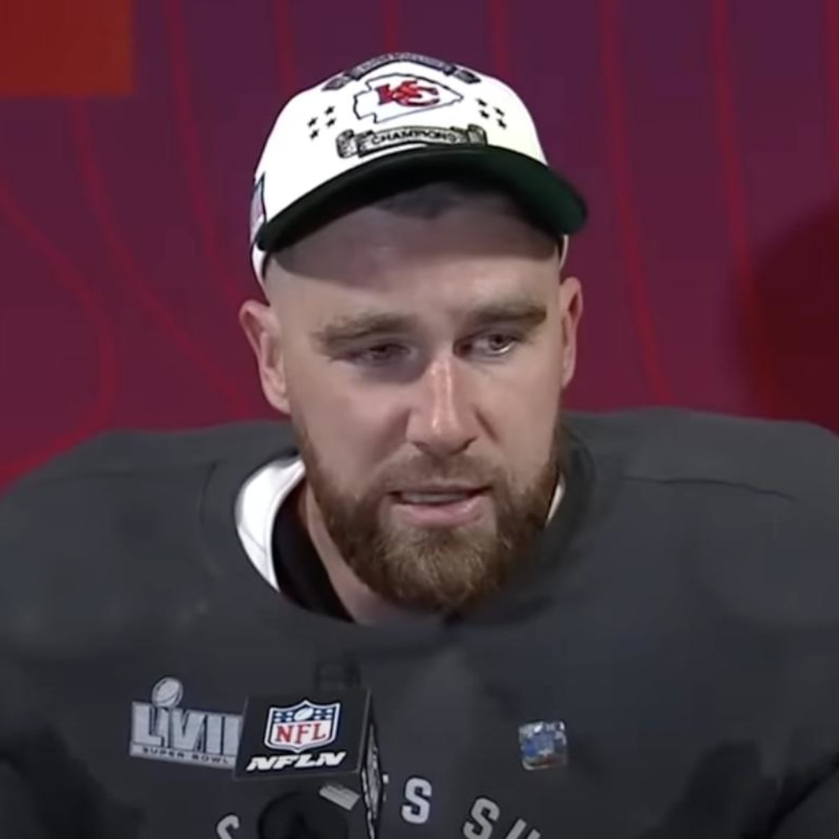 Travis Kelce Tearing Up After Beating His Brother, Jason Kelce, in Super  Bowl Goes Viral Again - Sports Illustrated