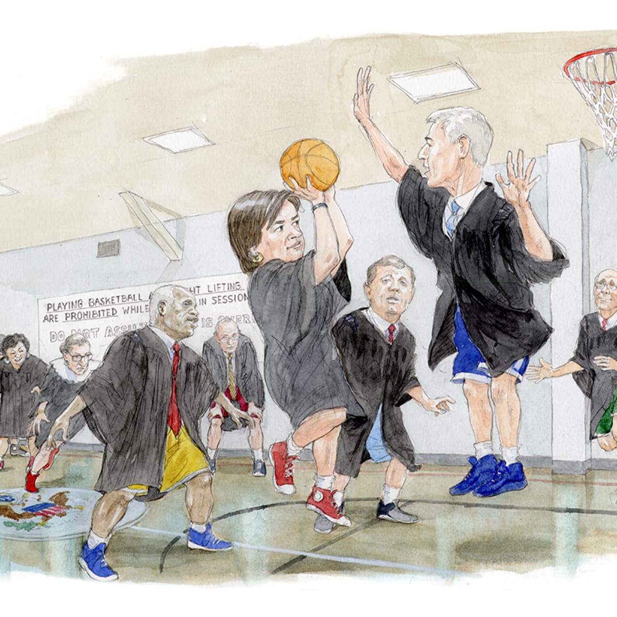US Supreme Court basketball: Highest Court history, stories
