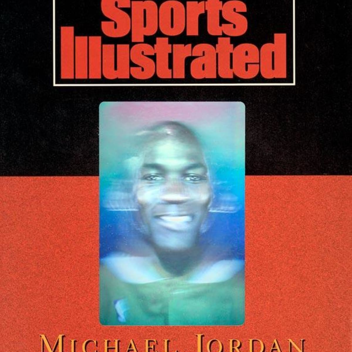 Michael Jordan Sportsman of the Year hologram cover - Sports 