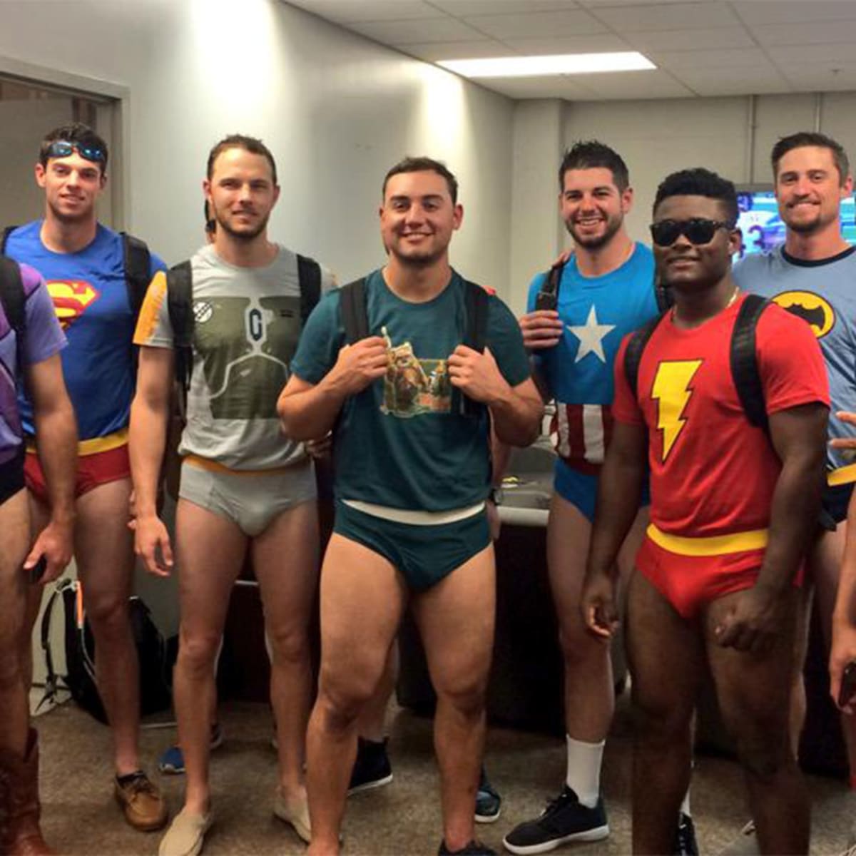 Mets players make rookies wear superhero themed underwear