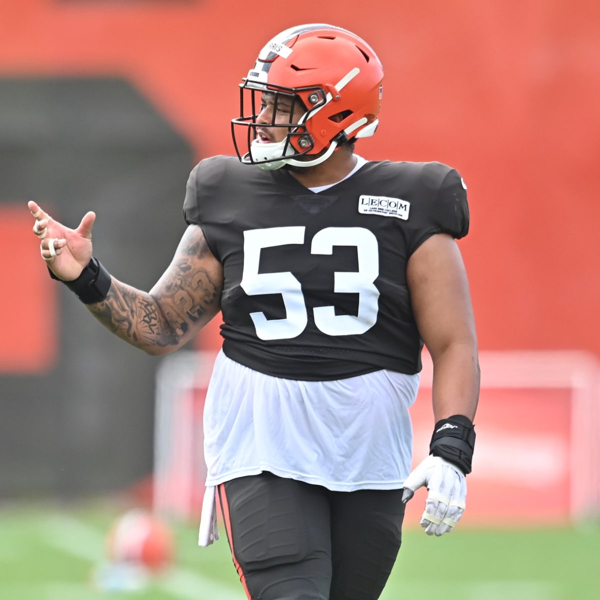 Cleveland browns clearance practice jersey