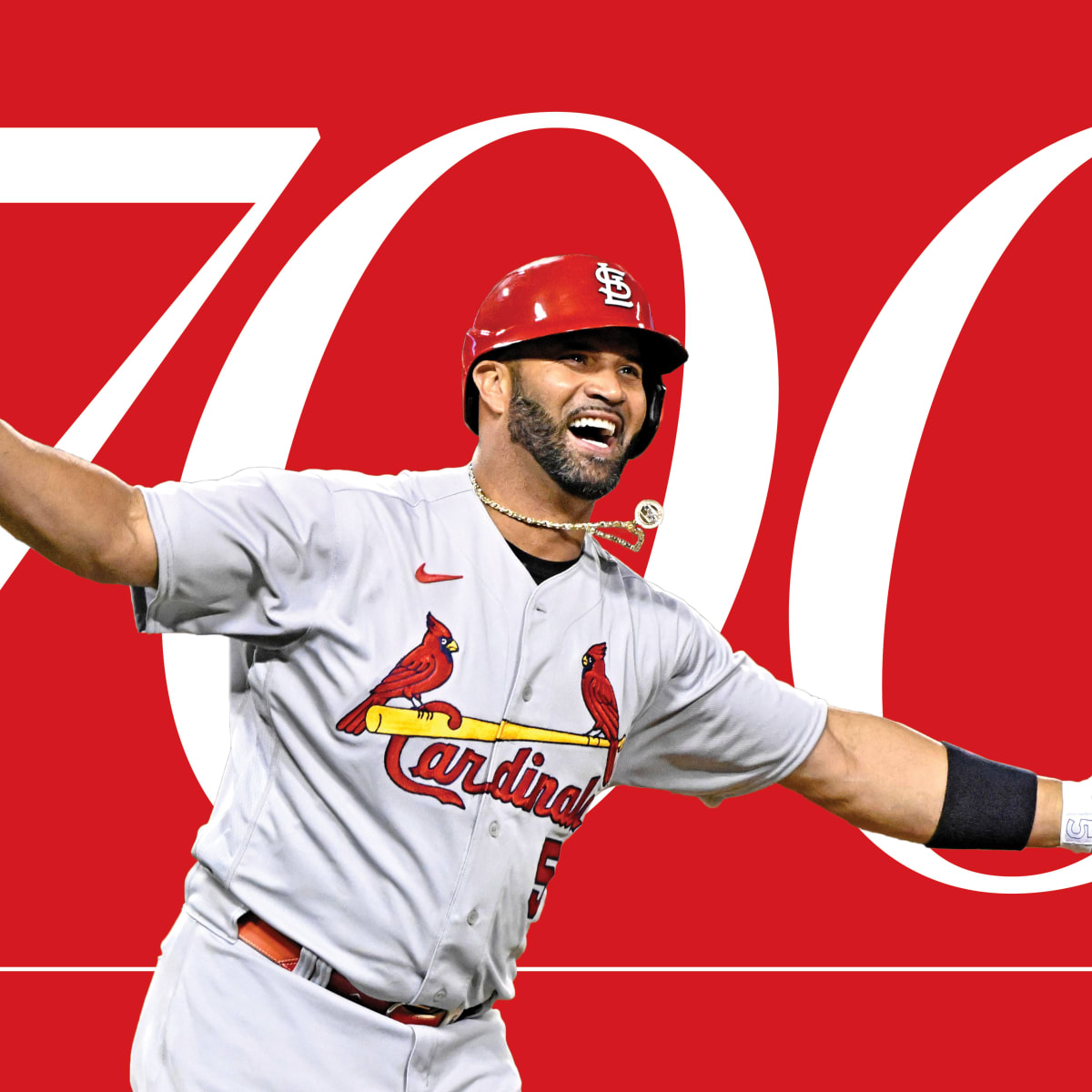 Albert Pujols joins 700 home run club in defiant final season