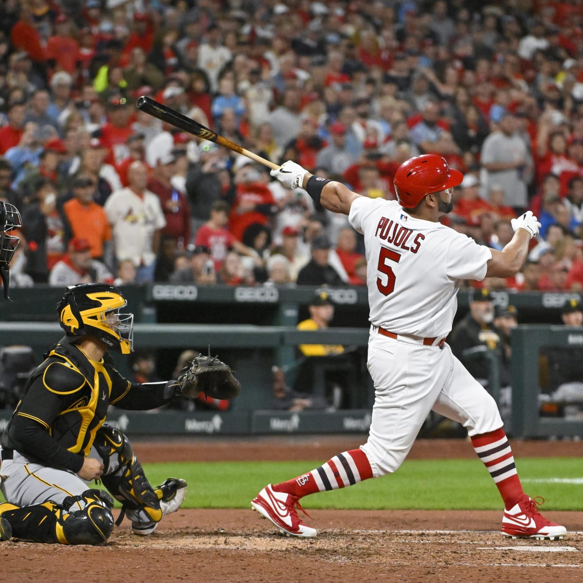 WATCH: Albert Pujols Hits 701st Career Home Run in Cardinals' 2-1