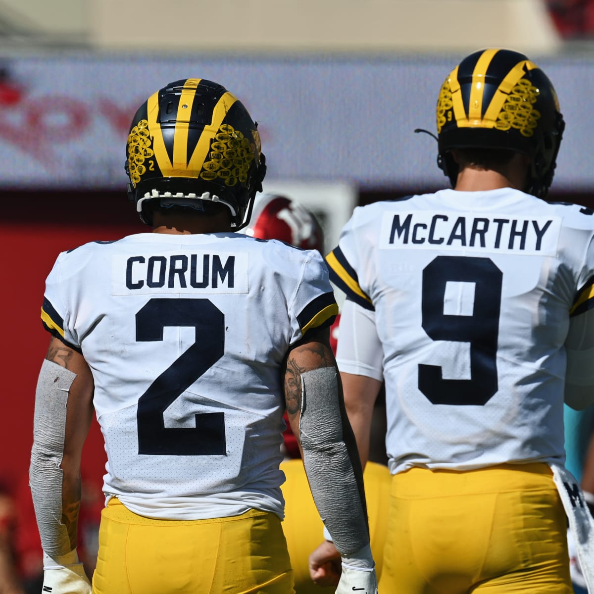 J.J. McCarthy Blake Corum represent Michigan football in Big Ten