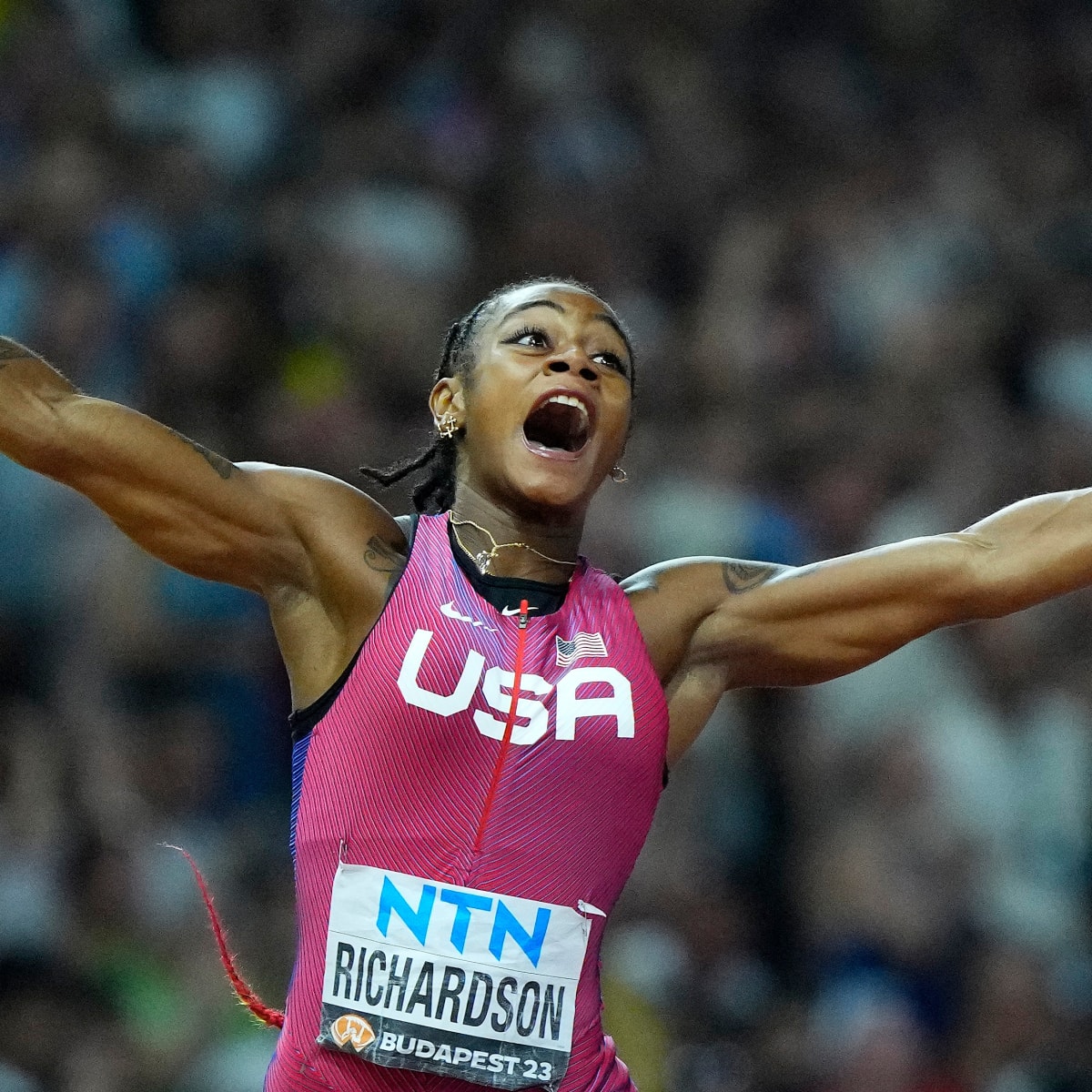 Sha'Carri Richardson Makes History in 100m World Championships