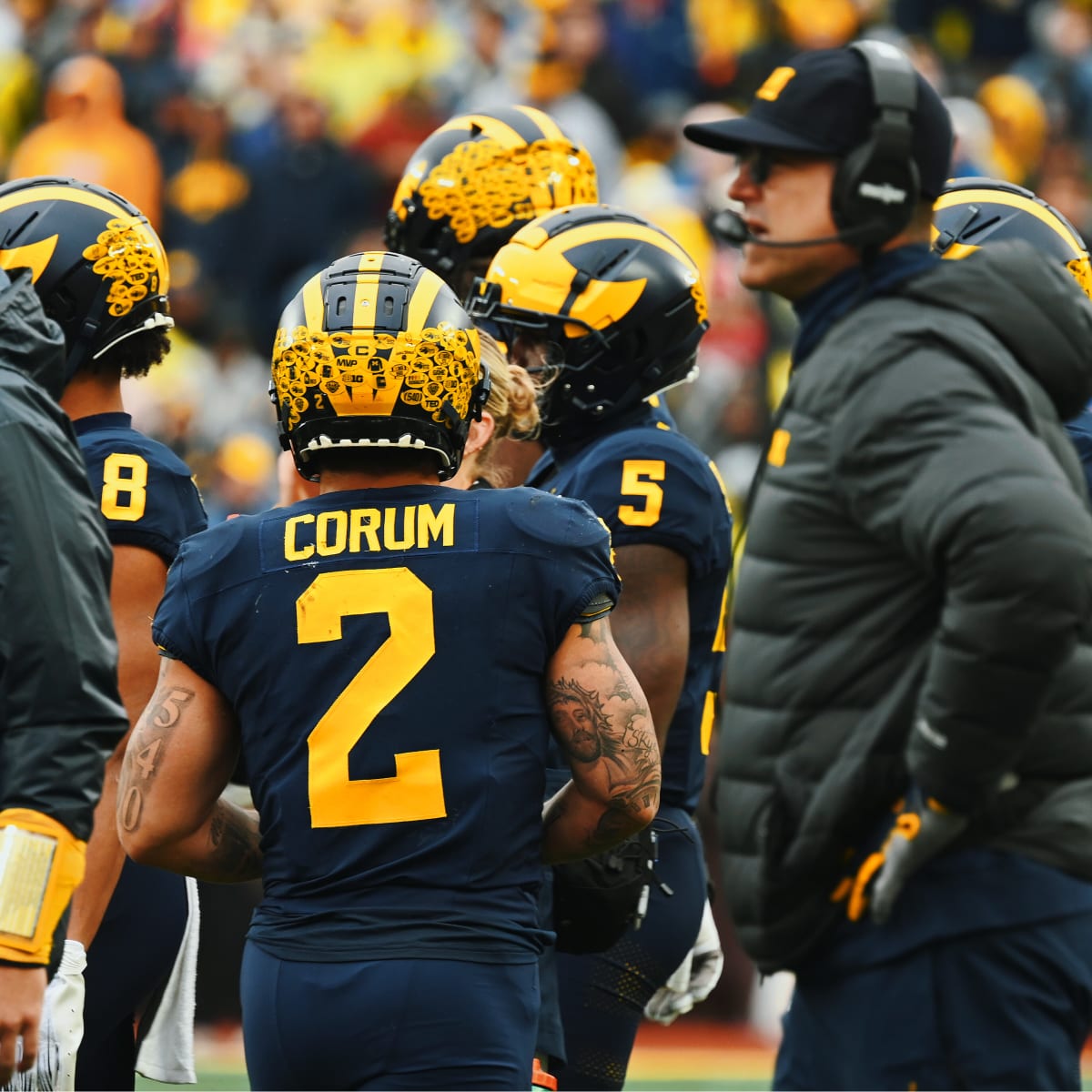 Michigan Football Blake Corum Now Third All Time In Career