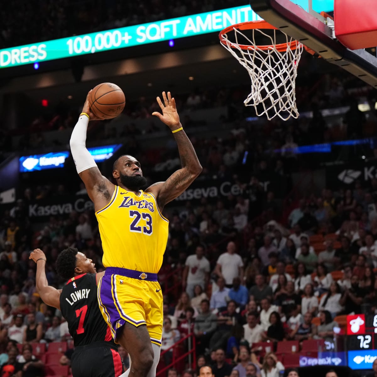 Lebron james sales slam dunk