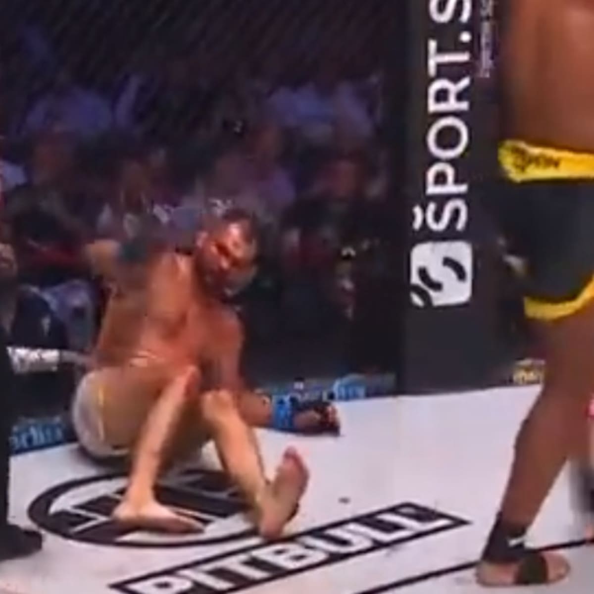 VIDEO: MMA Fighter Has Leg Snapped in Half by a Roundhouse Kick at