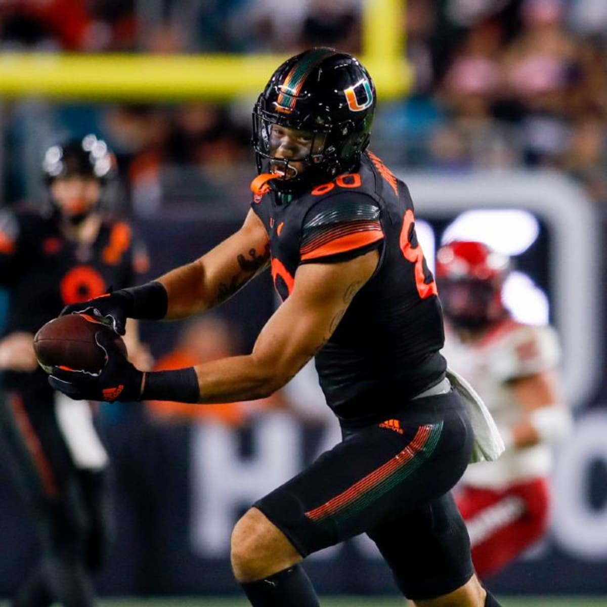 Miami hurricanes shop black football jersey