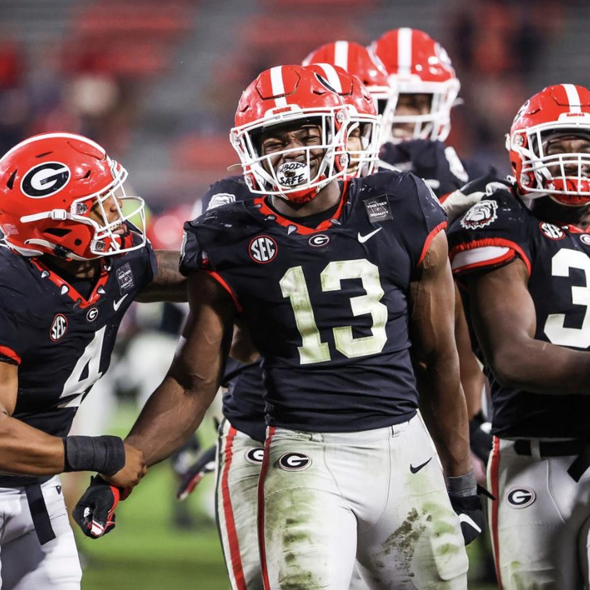 Georgia football sales black jerseys