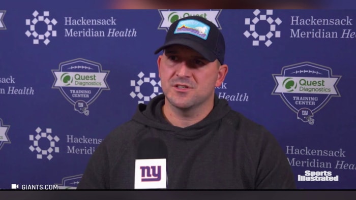 Giants head coach Joe Judge doubled down on why he thinks the Giants are headed in the right direction under his watch.