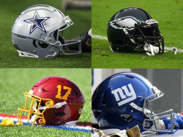 NFC East Helmets