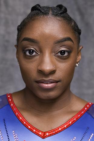 A portrait of Biles ahead of the Tokyo Olympics.