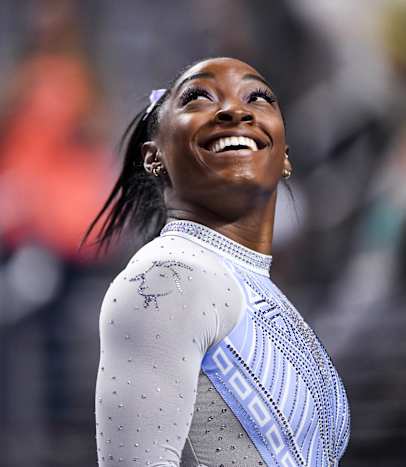 Biles at the 2021 U.S. Gymnastics Championships.