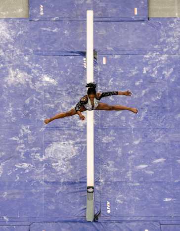 Biles at the 2021 U.S. Gymnastics Championships.