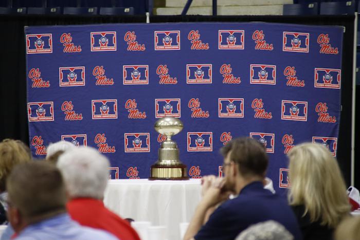 Rebel Road Trip Eggbowl Trophy