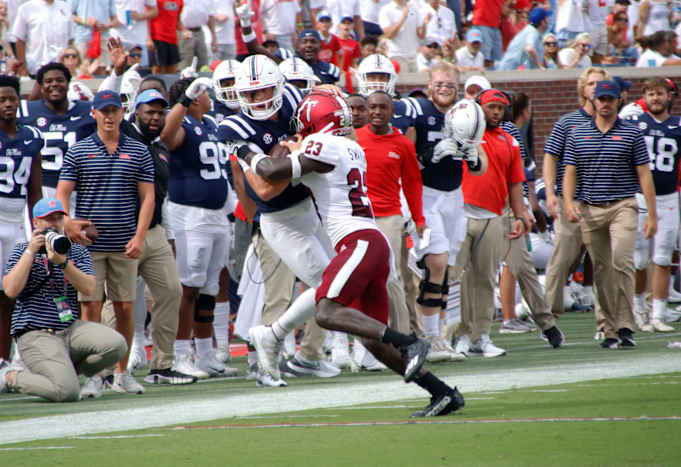 Jaxson Dart Ole Miss vs Troy 6