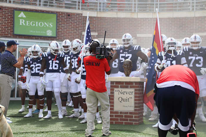 Ole Miss Football Tunnel Run out 