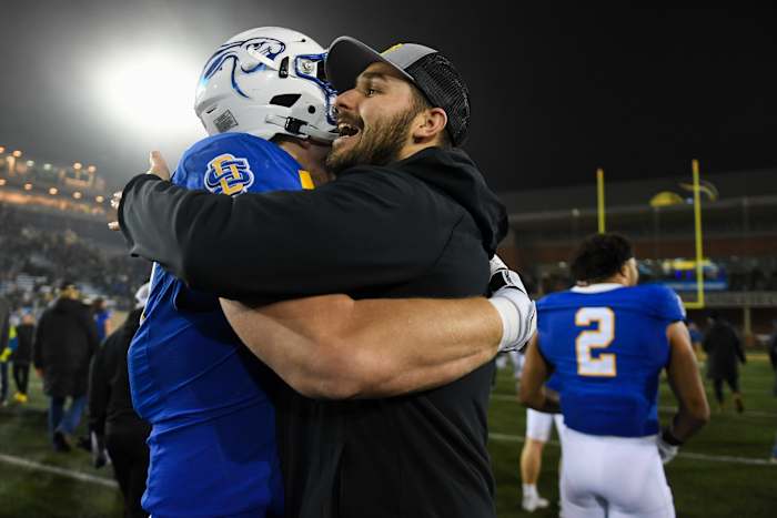 South Dakota State Jackrabbits win the FCS semifinals against UAlbany on Friday, Dec. 15, 2023 at Dana J. Dykhouse in Brookings.