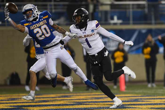 South Dakota State Jackrabbits win the FCS semifinals against UAlbany on Friday, Dec. 15, 2023 at Dana J. Dykhouse in Brookings.