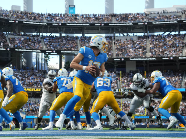 Chargers call late hit on QB Justin Herbert a 'bonehead play' and