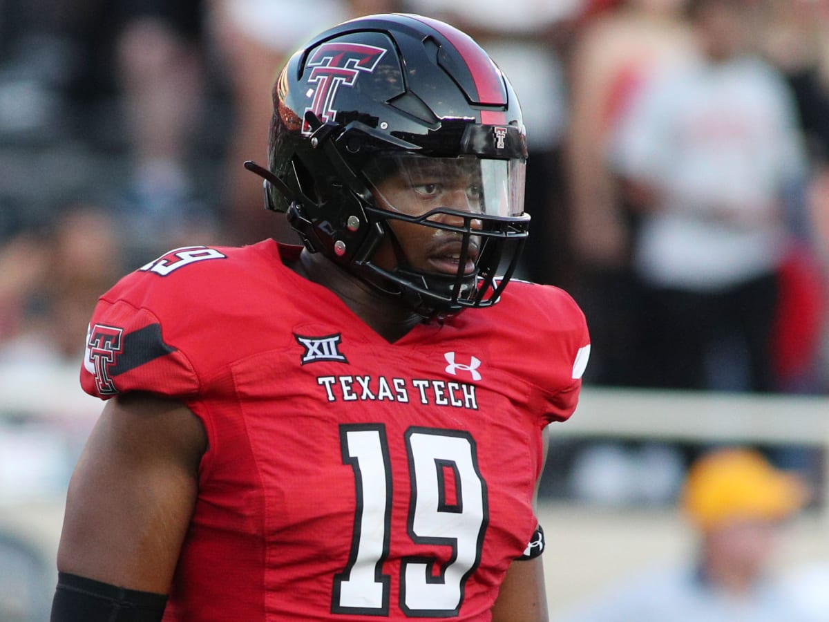 Texas Tech Red Raiders Tyree Wilson Autographed Black Jersey