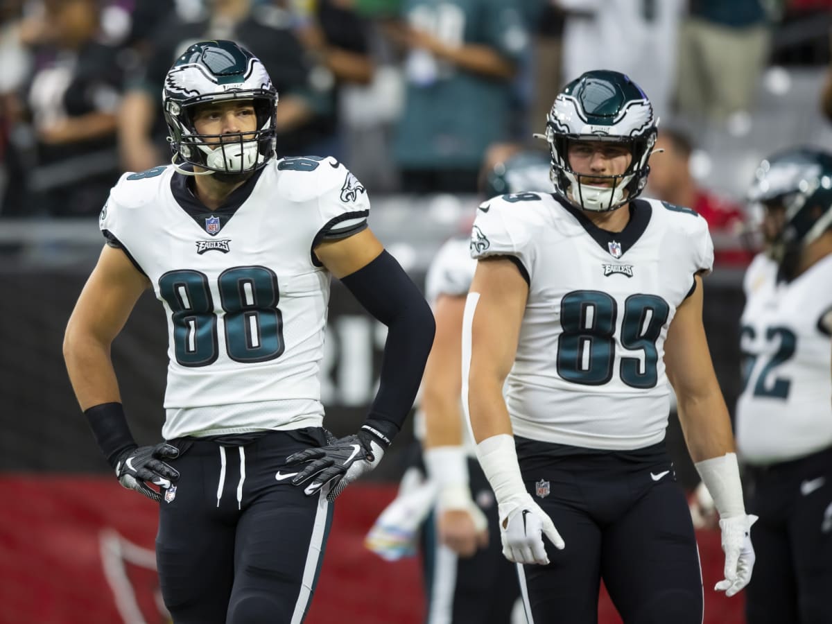 Grant Calcaterra of the Philadelphia Eagles celebrates against the