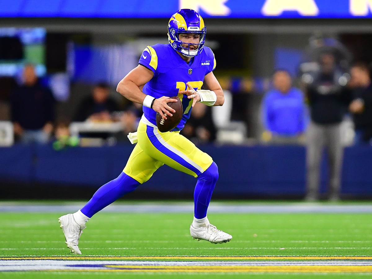 Baker cooks: Newcomer Mayfield rallies Rams past Vegas 17-16