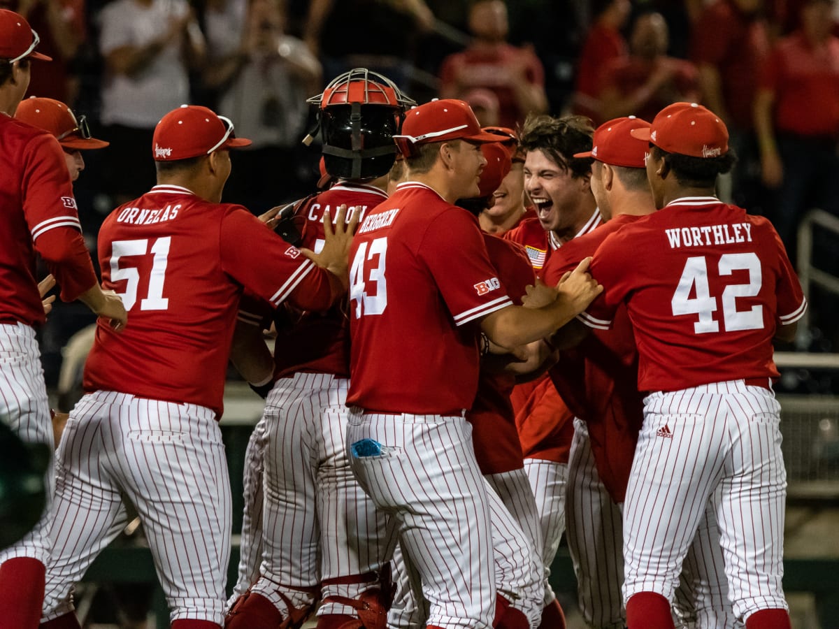 Brice Matthews 2 RBI Triple Nebraska Husker Baseball vs