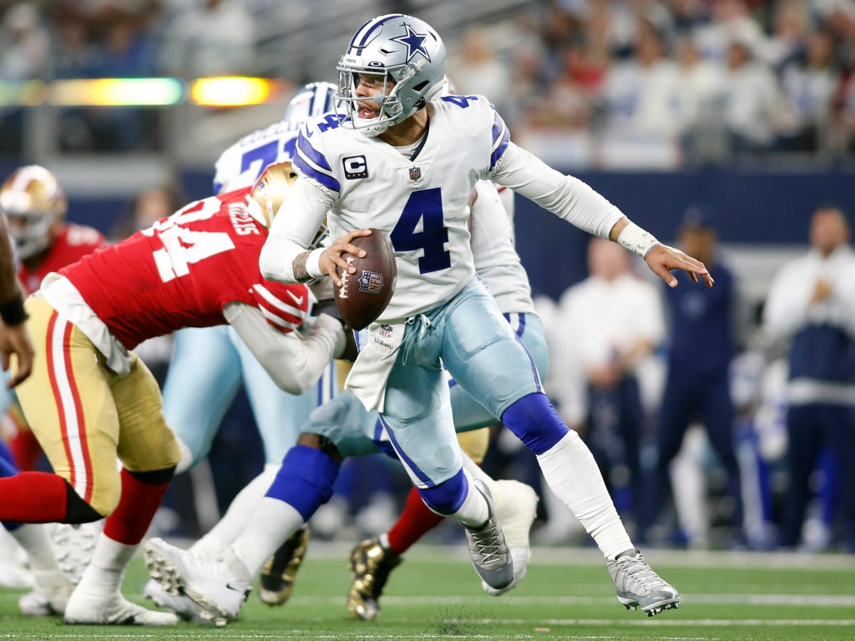 Dak Prescott's status for Sunday is the subject of conflicting