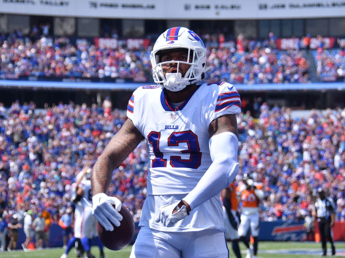 DETROIT, MI - NOVEMBER 24: Buffalo Bills WR Gabe Davis (13) before